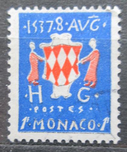 Poštovní známka Monako 1954 Státní znak Mi# 482