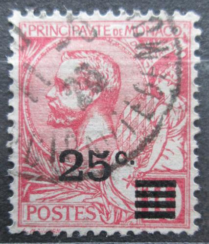 Poštovní známka Monako 1922 Kníže Albert I. pøetisk Mi# 52