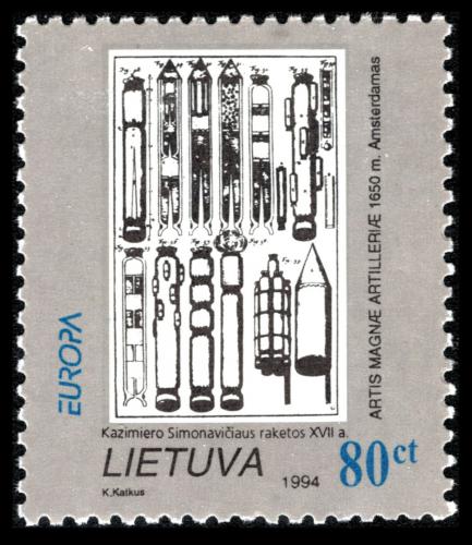 Poštovní známka Litva 1994 Evropa CEPT, objevy Mi# 555