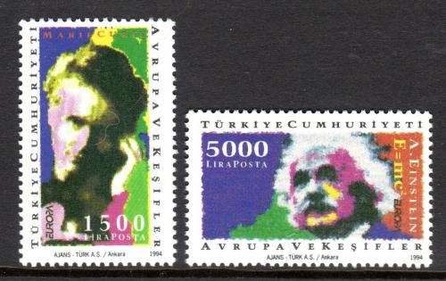 Poštovní známky Turecko 1994 Evropa CEPT, objevy Mi# 3017-18