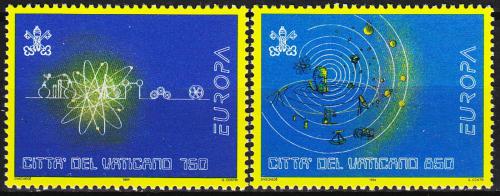 Poštovní známky Vatikán 1994 Evropa CEPT, objevy Mi# 1122-23