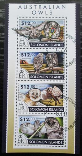 Potovn znmky alamounovy ostrovy 2015 Australsk sovy Mi# 3127-30 Kat 17 - zvtit obrzek