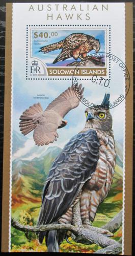 Poštovní známka Šalamounovy ostrovy 2015 Australští dravci Mi# Block 408 Kat 14€