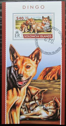 Poštovní známka Šalamounovy ostrovy 2015 Pes Dingo Mi# Block 415 Kat 14€