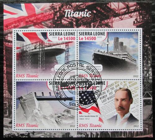 Poštovní známky Sierra Leone 2020 Titanic Mi# N/N