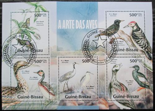 Poštovní známky Guinea-Bissau 2013 Ptáci Mi# 6670-74 Kat 10€