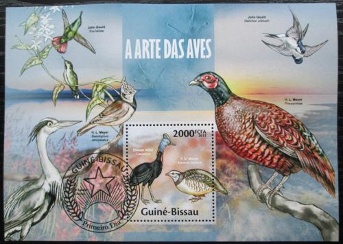 Poštovní známka Guinea-Bissau 2013 Ptáci Mi# Block 1171 Kat 8€