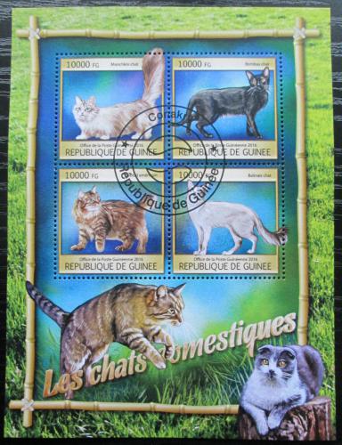 Poštovní známky Guinea 2016 Koèky Mi# 11881-84 Kat 16€
