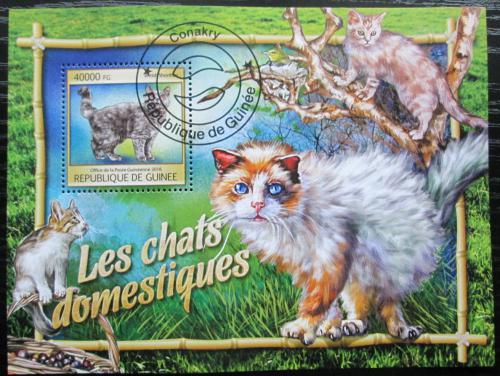 Poštovní známka Guinea 2016 Koèky Mi# Block 2672 Kat 16€