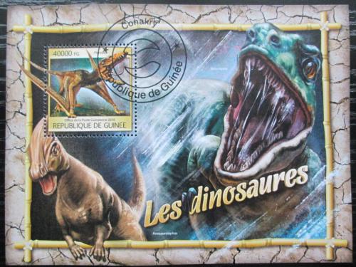 Poštovní známka Guinea 2016 Dinosauøi Mi# Block 2655 Kat 16€