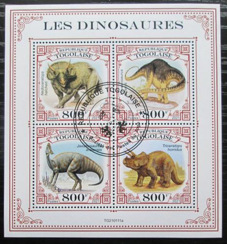 Poštovní známky Togo 2021 Dinosauøi Mi# N/N