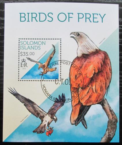 Poštovní známka Šalamounovy ostrovy 2013 Dravci Mi# Block 214 Kat 12€