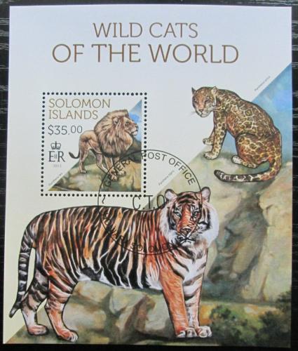 Poštovní známka Šalamounovy ostrovy 2013 Koèkovité šelmy Mi# Block 215 Kat 12€