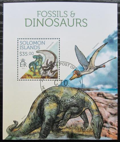 Poštovní známka Šalamounovy ostrovy 2013 Dinosauøi Mi# Block 212 Kat 12€