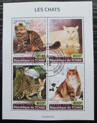 Poštovní známky Èad 2020 Koèky Mi# N/N