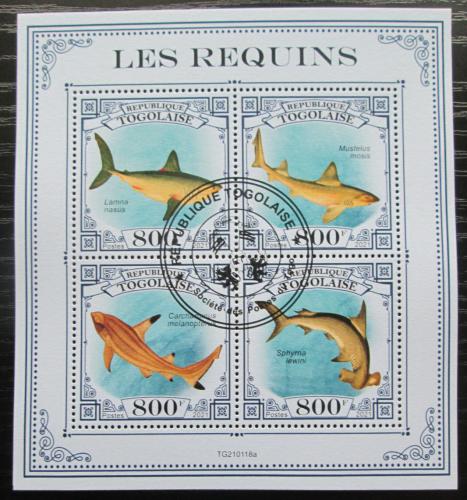 Poštovní známky Togo 2021 Žraloci Mi# N/N