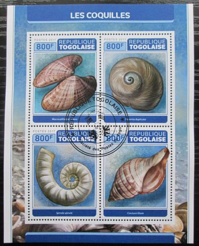 Poštovní známky Togo 2017 Mušle Mi# 8169-72 Kat 13€