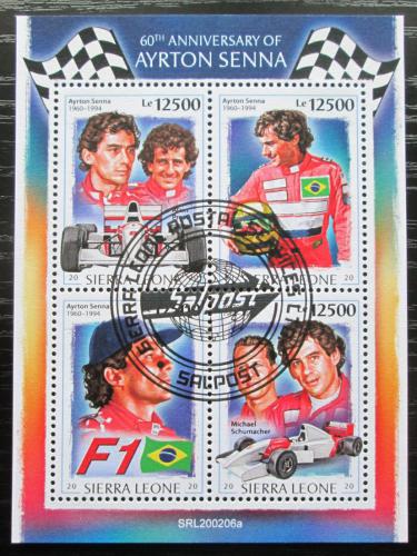 Poštovní známky Sierra Leone 2020 Závodníci Formule 1 Mi# N/N