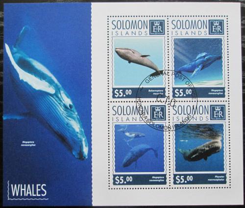 Poštovní známky Šalamounovy ostrovy 2014 Velryby Mi# 2947-50 Kat 7€