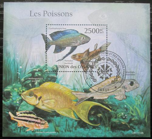 Poštovní známka Komory 2011 Ryby Mi# Block 623 Kat 13€