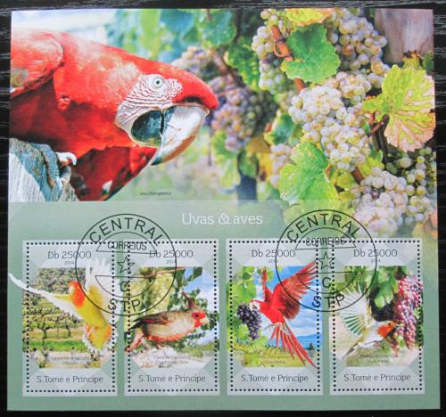 Poštovní známky Svatý Tomáš 2014 Ptáci Mi# 5709-12 Kat 10€