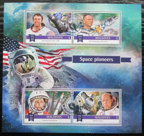 Poštovní známky Maledivy 2015 Kosmonauti Mi# 5860-63 Kat 11€