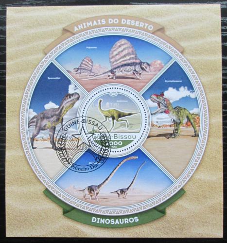 Poštovní známka Guinea-Bissau 2016 Dinosauøi pouštì Mi# Block 1520 Kat 11€