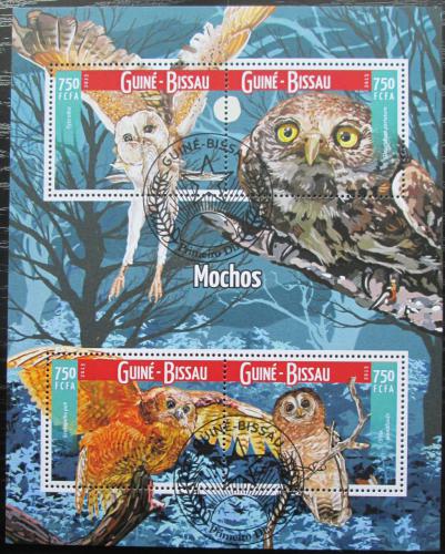 Poštovní známky Guinea-Bissau 2015 Sovy Mi# 8254-57 Kat 11€