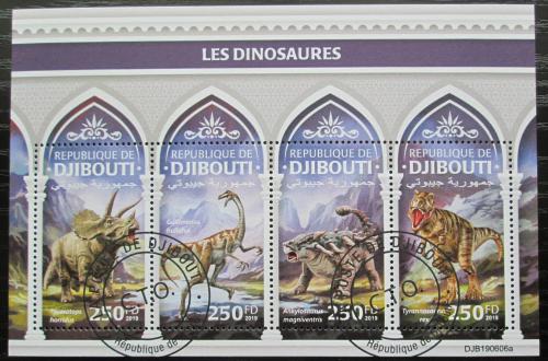 Poštovní známky Džibutsko 2019 Dinosauøi Mi# 3317-20 Kat 10.50€