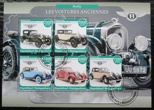 Poštovní známky Madagaskar 2020 Automobily Bentley Mi# N/N