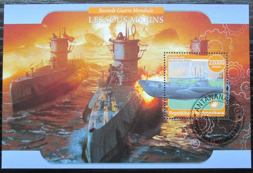 Poštovní známka Madagaskar 2020 Ponorky Mi# N/N