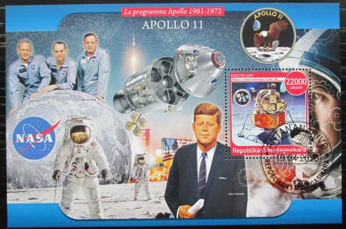 Poštovní známka Madagaskar 2020 Vesmírný program Apollo 11 Mi# N/N