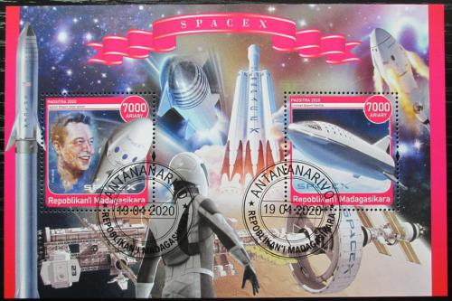 Poštovní známky Madagaskar 2020 Prùzkum vesmíru Mi# N/N