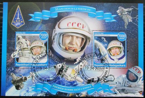 Poštovní známky Madagaskar 2020 Alexej Leonov, kosmonaut Mi# N/N
