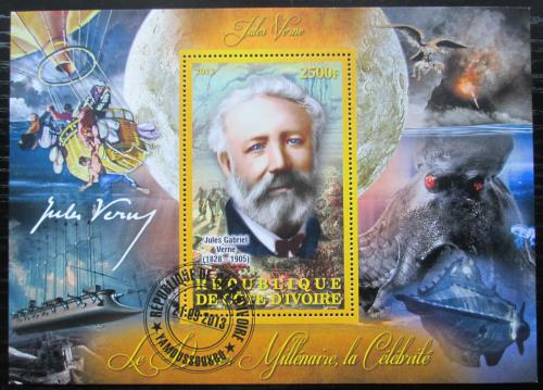 Poštovní známka Pobøeží Slonoviny 2013 Jules Verne Mi# N/N