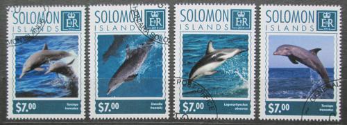 Poštovní známky Šalamounovy ostrovy 2014 Delfíni Mi# 2842-45 Kat 9.50€