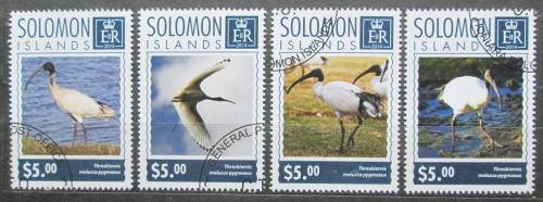 Poštovní známky Šalamounovy ostrovy 2014 Ibis australský Mi# 2922-25 Kat 7€