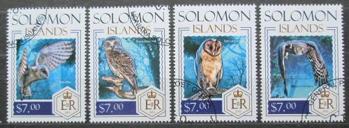 Poštovní známky Šalamounovy ostrovy 2014 Sovy Mi# 2317-20 Kat 9.50€