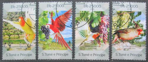 Poštovní známky Svatý Tomáš 2014 Ptáci Mi# 5709-12 Kat 10€