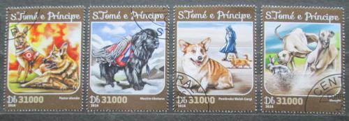 Poštovní známky Svatý Tomáš 2016 Psi Mi# 6646-49 Kat 12€