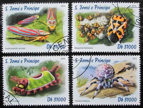 Poštovní známky Svatý Tomáš 2016 Americký hmyz Mi# 6771-74 Kat 12€