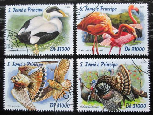 Poštovní známky Svatý Tomáš 2016 Ameriètí ptáci Mi# 6776-79 Kat 12€