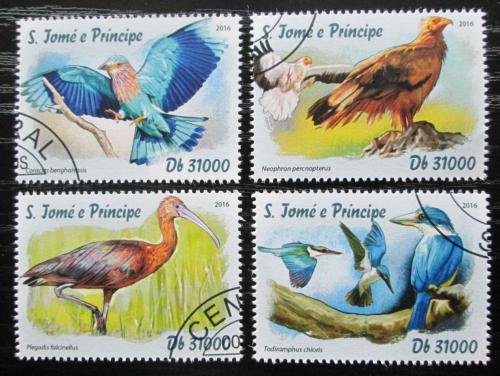 Poštovní známky Svatý Tomáš 2016 Asijští ptáci Mi# 6756-59 Kat 12€