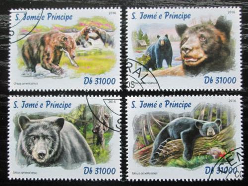 Poštovní známky Svatý Tomáš 2016 Medvìdi Mi# 6781-84 Kat 12€