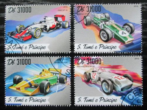 Poštovní známky Svatý Tomáš 2016 Formule 1 Mi# 6986-89 Kat 12€