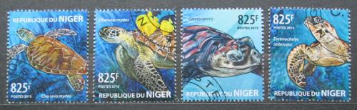 Poštovní známky Niger 2015 Želvy Mi# 3415-18 Kat 13€