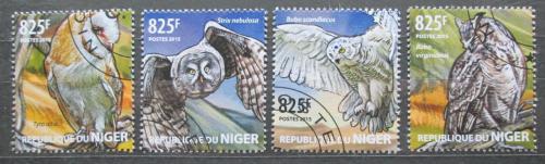 Poštovní známky Niger 2015 Sovy Mi# 3445-48 Kat 13€