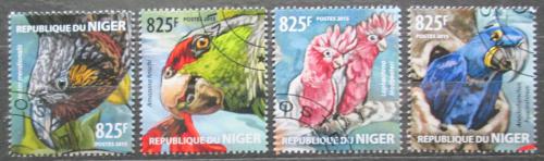 Poštovní známky Niger 2015 Papoušci Mi# 3455-58 Kat 13€