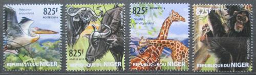 Poštovní známky Niger 2015 Africká fauna Mi# 3465-68 Kat 13€