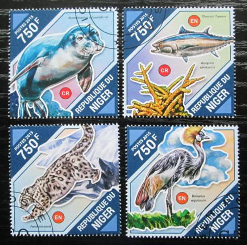 Poštovní známky Niger 2015 Ohrožená fauna Mi# 3892-95 Kat 12€